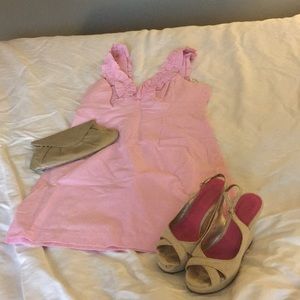 Lilly Pulitzer Pink Seersucker Dress